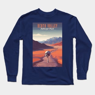 Death Valley National Park Vintage Travel  Poster Long Sleeve T-Shirt